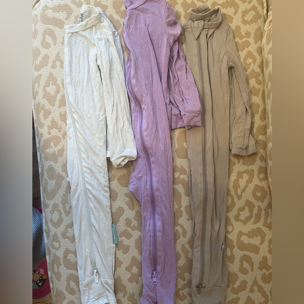 Set of 3 Bamboo Sleepers 18M PLAY CONDITION